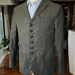 New - John Varvatos Deep Olive Blazer - Made In Italy - Olive sz.50